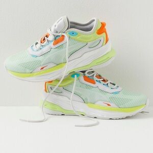 Puma Extent Nitro Tech Women’s Sneakers Size 6.5 Light Mint Feather Grey